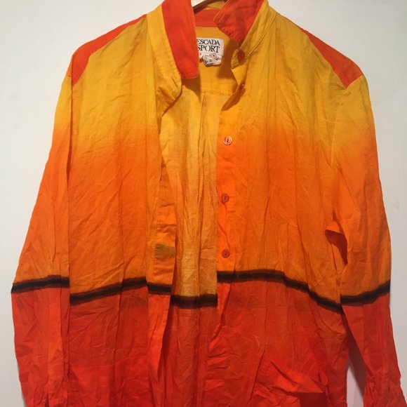 VINTAGE ESCADA SPORT BLOUSES SIZE L - Picture 1 of 6